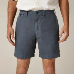 8.5" linen short