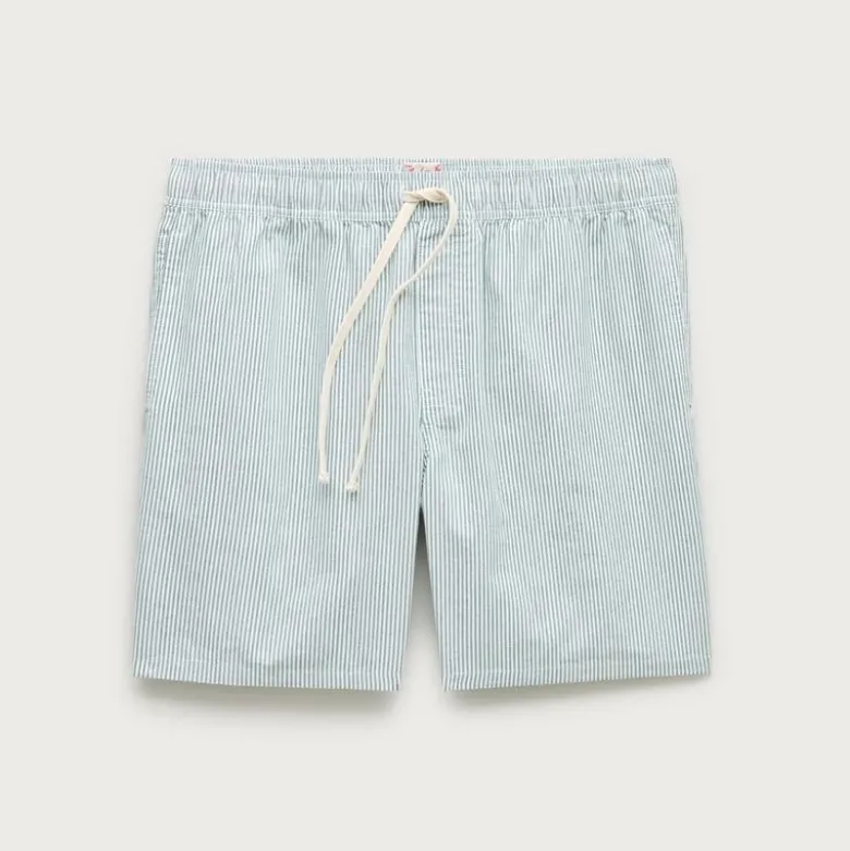 7'' lounge short in Broken-in oxford cloth