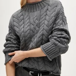 2025 Rollneck™ cable-knit sweater