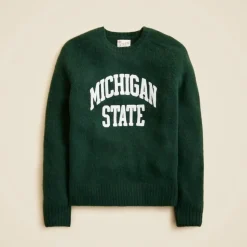 '47 X J.Crew brushed wool Michigan State sweater
