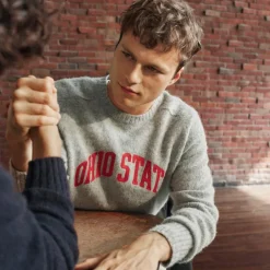 '47 X J.Crew brushed wool Ohio State sweater
