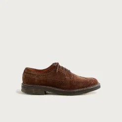 Alden® for J.Crew suede longwing bluchers with crepe soles