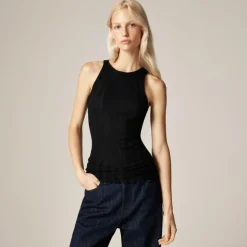 Alex Eagle X J.Crew ribbed shell tank top in merino wool