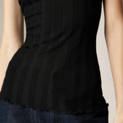 Alex Eagle X J.Crew ribbed shell tank top in merino wool
