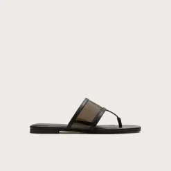 Audrey jelly thong sandals in leather