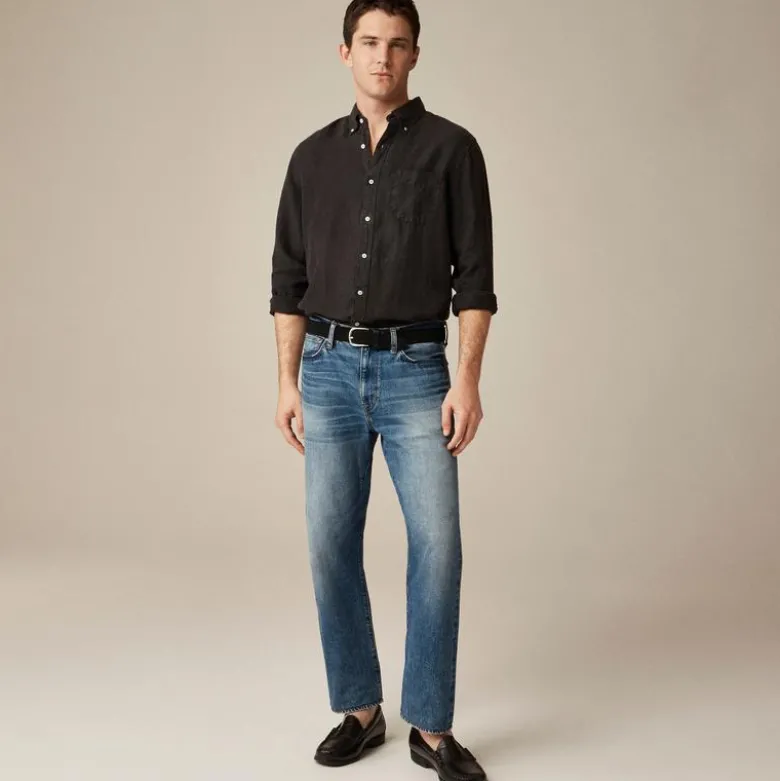 Baird McNutt garment-dyed Irish linen shirt