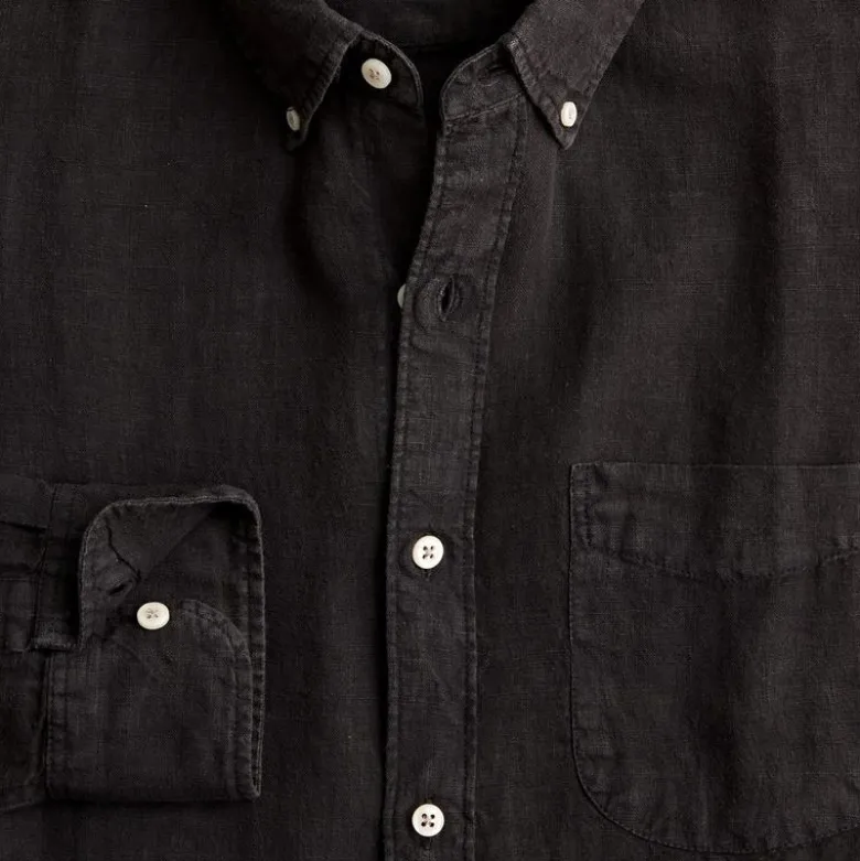 Baird McNutt garment-dyed Irish linen shirt