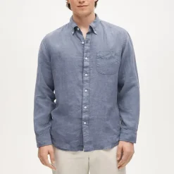 Baird McNutt garment-dyed Irish linen shirt