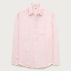 Baird McNutt Irish linen point-collar shirt