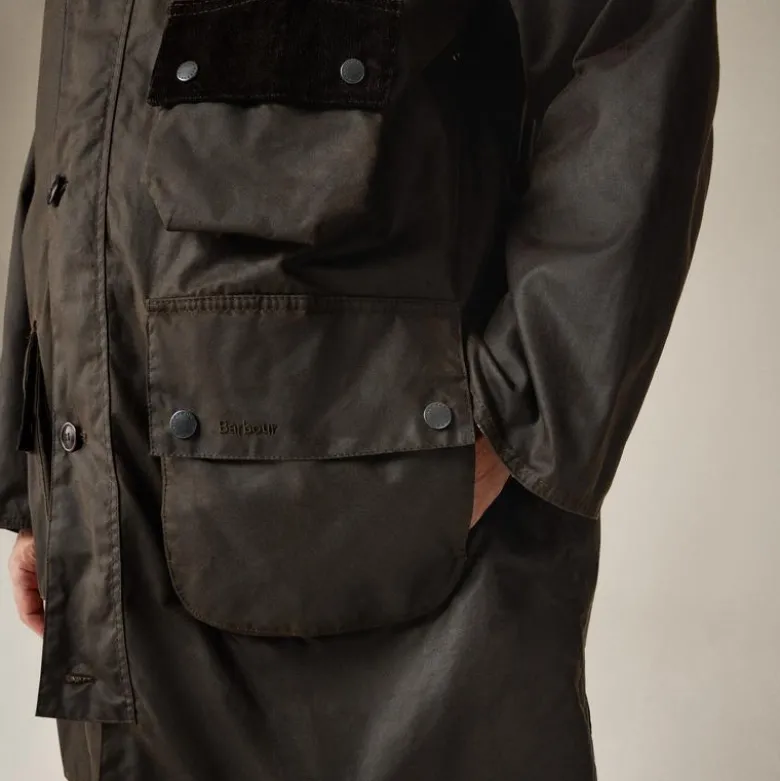 Barbour® Solway wax trench coat
