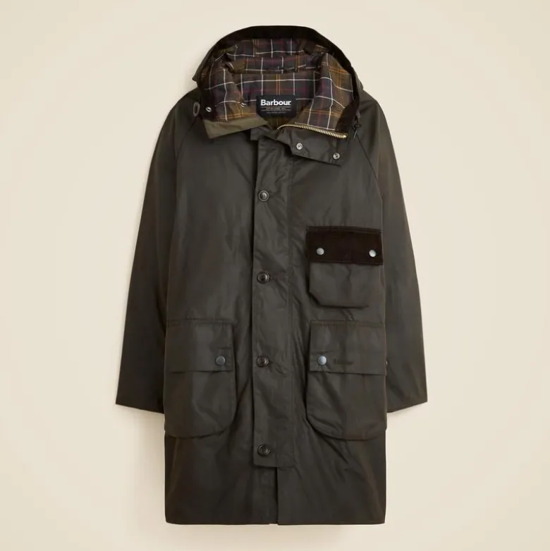 Barbour® Solway wax trench coat