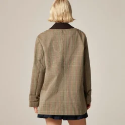 Barn Jacket™ in plaid double-faced cotton
