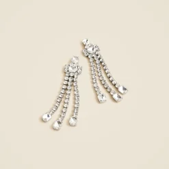 Beaded tassel earrings