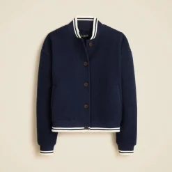 Bouclé flight jacket