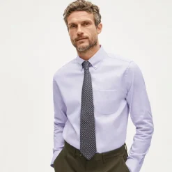 Bowery performance stretch oxford shirt with button-down collar