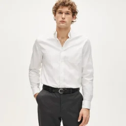 Bowery performance stretch oxford shirt with button-down collar