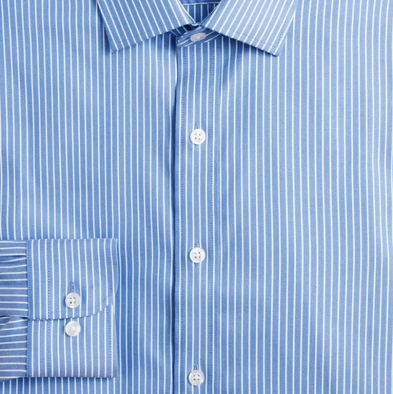 Bowery performance stretch dress shirt with spread collar