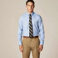 Bowery performance stretch dress shirt with spread collar