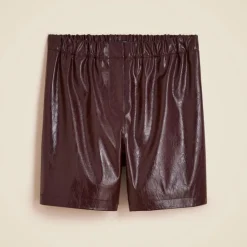 Boxer short in distressed faux leather