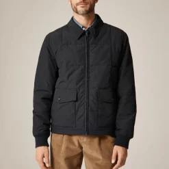 Box-quilt insulated jacket with PrimaLoft®