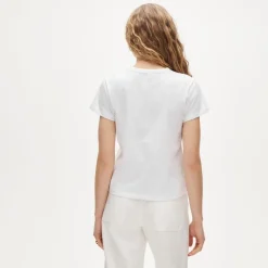 Boyfriend jersey classic-fit embroidered 
