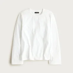 Boyfriend jersey relaxed long-sleeve T-shirt