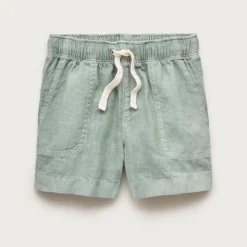 Boys' linen-blend dock short