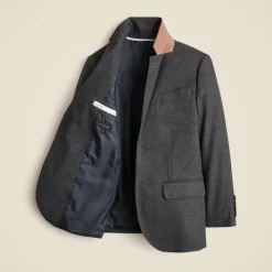Boys' Ludlow suit jacket in stretch worsted wool blend