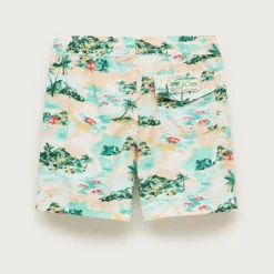 Boys' printed swim trunk