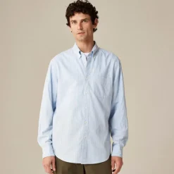 Broken-in organic cotton oxford shirt