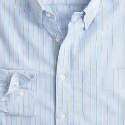 Broken-in organic cotton oxford shirt