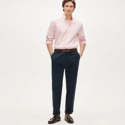 Broken-in organic cotton oxford shirt