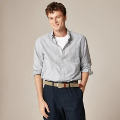 Broken-in organic cotton oxford shirt