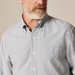 Broken-in organic cotton oxford shirt