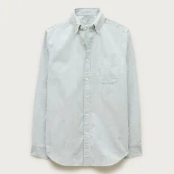 Broken-in organic cotton oxford shirt