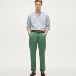 Broken-in Straight pigment-dyed chino pant
