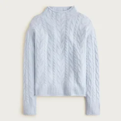 Cashmere cable-knit 2025 Rollneck™ sweater