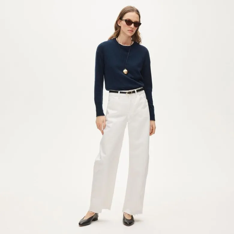 Cashmere classic-fit crewneck sweater
