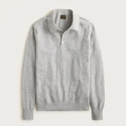 Cashmere collared sweater-polo