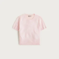 Cashmere shrunken T-shirt