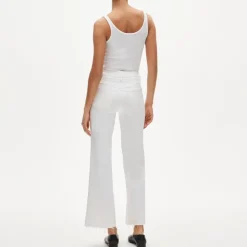 Charley kickout cropped jean in super-stretch