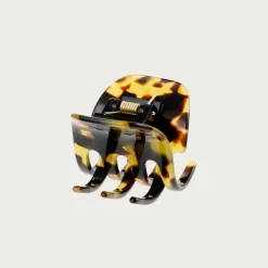 Classic hair clip in Italian tortoise