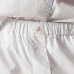 Classic pajama pant set in end-on-end cotton