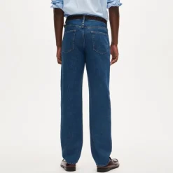 Classic Straight summerweight jean in cotton-linen blend