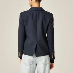 École blazer in Italian studio wool blend