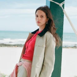 Collection Barn Jacket™ in laminated linen