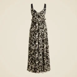 Collection ruffle-trim dress in chiffon