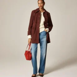 Collection Salon coat in suede