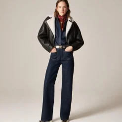 Collection shearling moto jacket