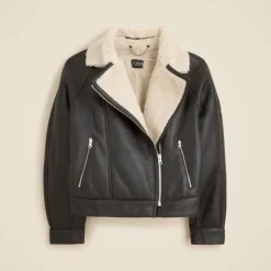 Collection shearling moto jacket